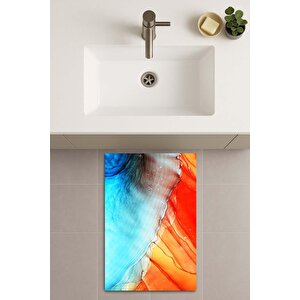 Banyo Paspası, Yıkanabilir - Kaydırmaz Taban 80x120 cm