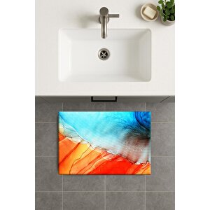 Banyo Paspası, Yıkanabilir - Kaydırmaz Taban 80x120 cm