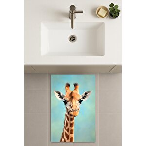 Banyo Paspası, Yıkanabilir - Kaydırmaz Taban 60x90 cm