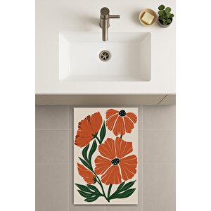 Banyo Paspası, Yıkanabilir - Kaydırmaz Taban 60x90 cm
