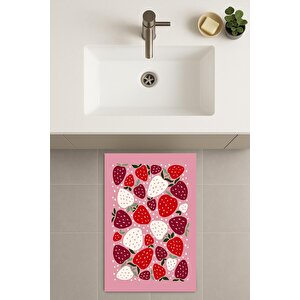 Banyo Paspası, Yıkanabilir - Kaydırmaz Taban 60x100 cm