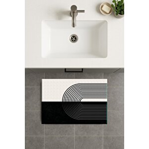 Banyo Paspası, Yıkanabilir - Kaydırmaz Taban 80x120 cm