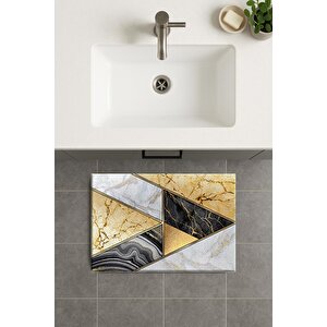 Banyo Paspası, Yıkanabilir - Kaydırmaz Taban 80x120 cm