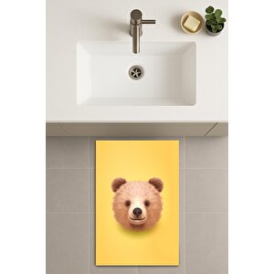 Banyo Paspası, Yıkanabilir - Kaydırmaz Taban 70x110 cm