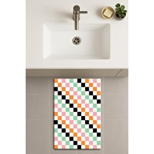 Banyo Paspası, Yıkanabilir - Kaydırmaz Taban 40x60 cm