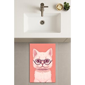 Banyo Paspası, Yıkanabilir - Kaydırmaz Taban 60x90 cm