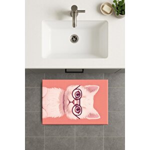 Banyo Paspası, Yıkanabilir - Kaydırmaz Taban 60x90 cm