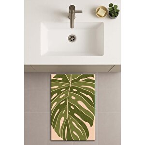 Banyo Paspası, Yıkanabilir - Kaydırmaz Taban 80x120 cm