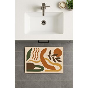 Banyo Paspası, Yıkanabilir - Kaydırmaz Taban 50x70 cm