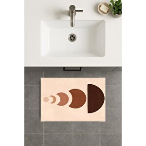 Banyo Paspası, Yıkanabilir - Kaydırmaz Taban 80x120 cm