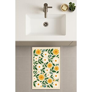 Banyo Paspası, Yıkanabilir - Kaydırmaz Taban 50x70 cm