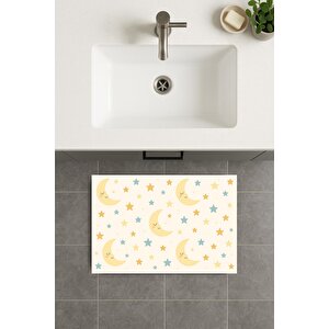 Banyo Paspası, Yıkanabilir - Kaydırmaz Taban 60x90 cm