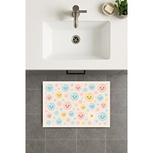 Banyo Paspası, Yıkanabilir - Kaydırmaz Taban 60x90 cm