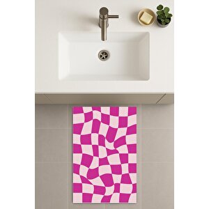 Banyo Paspası, Yıkanabilir - Kaydırmaz Taban 60x90 cm