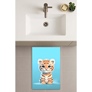 Banyo Paspası, Yıkanabilir - Kaydırmaz Taban