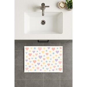 Banyo Paspası, Yıkanabilir - Kaydırmaz Taban 80x120 cm
