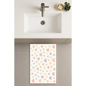 Banyo Paspası, Yıkanabilir - Kaydırmaz Taban 80x120 cm