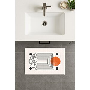 Banyo Paspası, Yıkanabilir - Kaydırmaz Taban 60x90 cm
