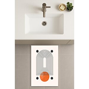 Banyo Paspası, Yıkanabilir - Kaydırmaz Taban 60x90 cm
