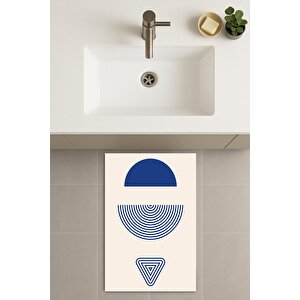 Banyo Paspası, Yıkanabilir - Kaydırmaz Taban 40x60 cm