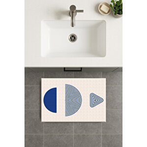 Banyo Paspası, Yıkanabilir - Kaydırmaz Taban 40x60 cm