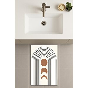 Banyo Paspası, Yıkanabilir - Kaydırmaz Taban 80x120 cm
