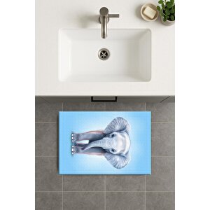 Banyo Paspası, Yıkanabilir - Kaydırmaz Taban 70x110 cm