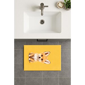 Banyo Paspası, Yıkanabilir - Kaydırmaz Taban 60x90 cm