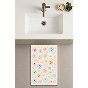 Banyo Paspası, Yıkanabilir - Kaydırmaz Taban 80x120 cm