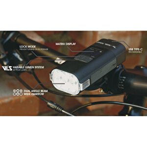 Rigel Power 3600 Lümen Bisiklet Ön Far Aydınlatma