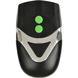 Bisiklet Ön Farı Kornalı Bisiklet Ön Lamba Pilli (piller Dahil) Siyah Renkli