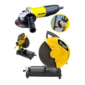 Dragro Alman Daflong Series 4200 W Professional Profil Ve Metal Kesme Makinası 355mm 3000 W Taşlama
