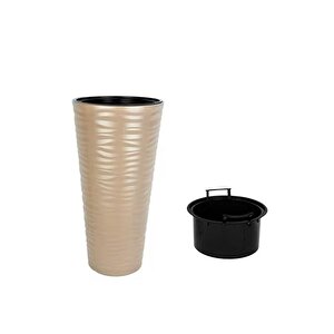 So-kvt3 Kumsal Vazo Saksı Takımı 128 Litre Mocha 3 Adet