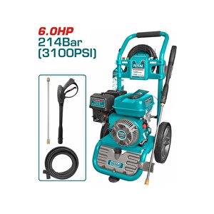 Benzinli Yüksek Basınçlı Yıkama Makinesi 3100 Psi 214 Bar 6.0 Hp Tgt250105e