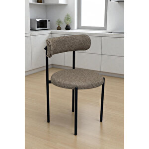 Elis Sandalye Takımı (4 Adet) – Kahverengi, Modern Ve Ergonomik Tasarım