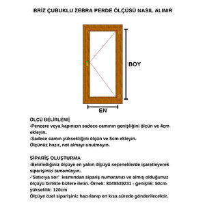 Briz Çubuklu Zebra Perde Gri