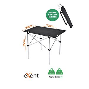 2 Adet Rejisör Ve 50x70 Kamp Masası Set-kamp, Piknik Masa Sandalye Seti 2+1