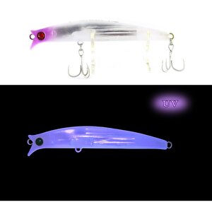 V Gaga 92mm 15.5 Gr Maket Balık 03 Mor Yanak