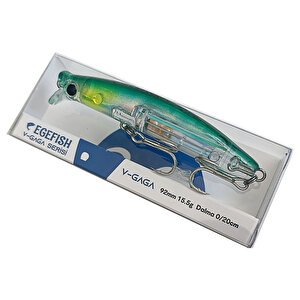 V Gaga 92mm 15.5 Gr Maket Balık Yeşil Baş