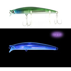 V Gaga 92mm 15.5 Gr Maket Balık 06 Mavi Yanak Kefal