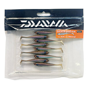 Daiwa Prorex Duckfin Shad 6cm 9 Adet Silikon Yem Wakasagi