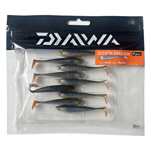 Daiwa Prorex Duckfin Shad 6cm 9 Adet Silikon Yem Wakasagi