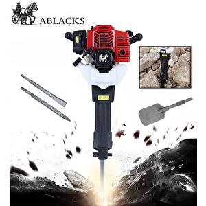 Benzinli Profesyonel Turbo Hilti + Keski + Murç + Kürek (3 Aparat)