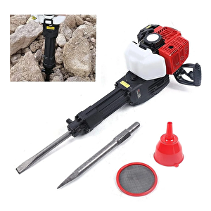 Benzinli Profesyonel Turbo Hilti + Keski + Murç + Kürek (3 Aparat)