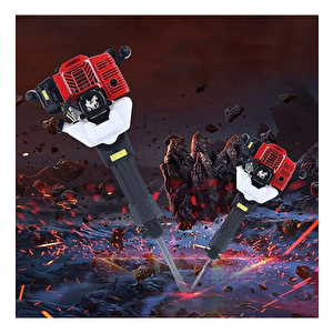 Ablacks Benzinli Profesyonel Turbo Hilti + Keski + Murç (çift Aparat)