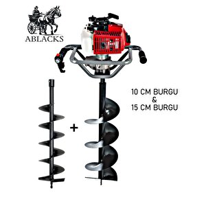 Toprak Burgu Makinesi 10 – 15 Cm Çift Burgulu