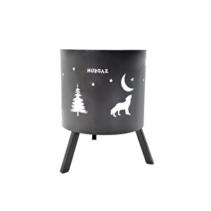 Nurgaz Orman Şömi̇nesi̇ Izgarali