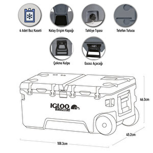 Igloo Coremax 120 Tekerlekli Buzluk 120 Litre