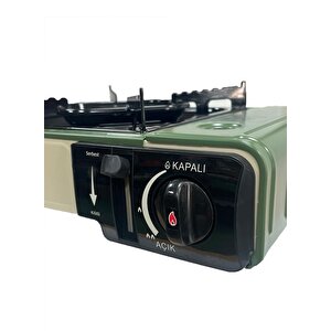 Yek Outdoor Tekli Portatif Çantalı Kamp Ocağı + 8 Adet Kartuş