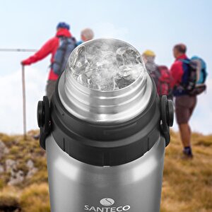 Santeco Çelik Termos 1200 Ml İnox